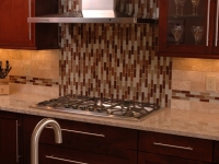 Stainless Steel Hood With Accent Tiles