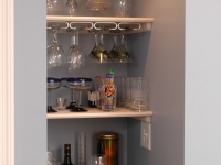 Small Bar on Recessed Shelving
